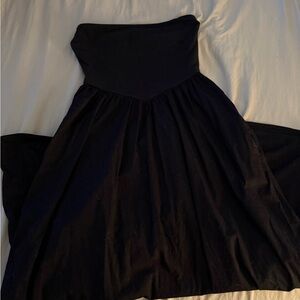 Altar'd State Black Strapless Dress